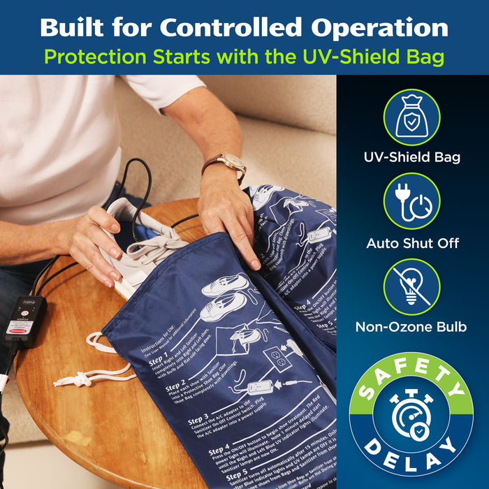 ShoeZap® 15 Minute UV Shoe Sanitizer