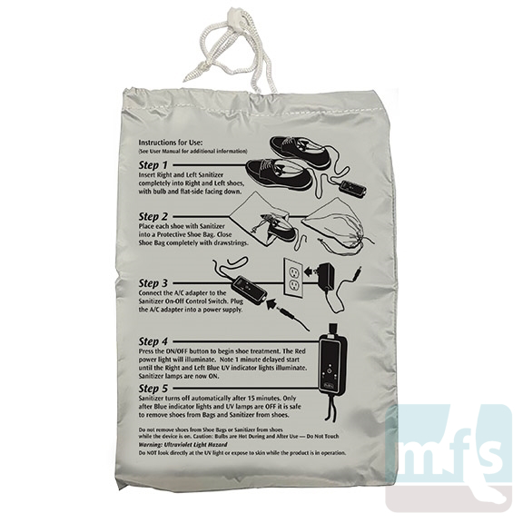 ShoeZap® UV-C Replacement Protection Bags