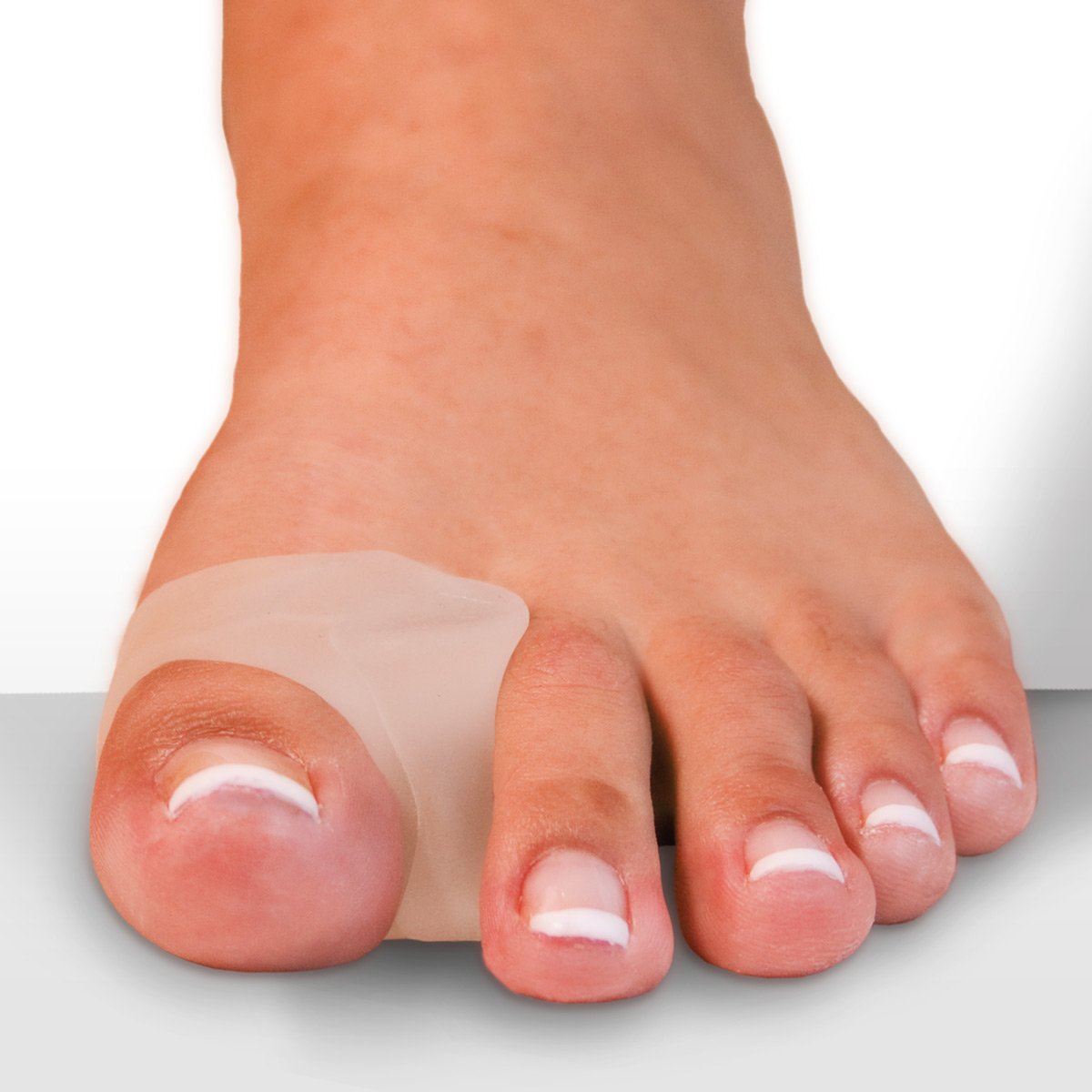 Gel Bunion spacer with stay-put-loop